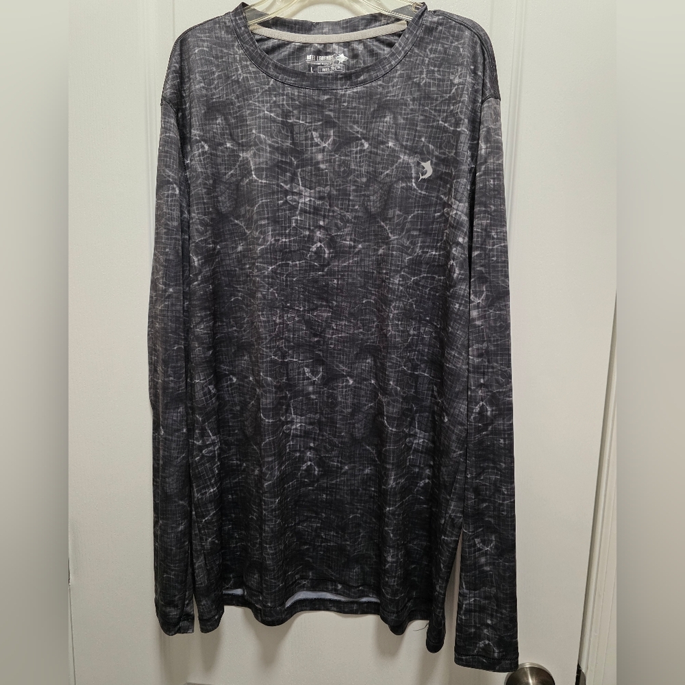 Reel Legends Gray Long Sleeve Rec-tec